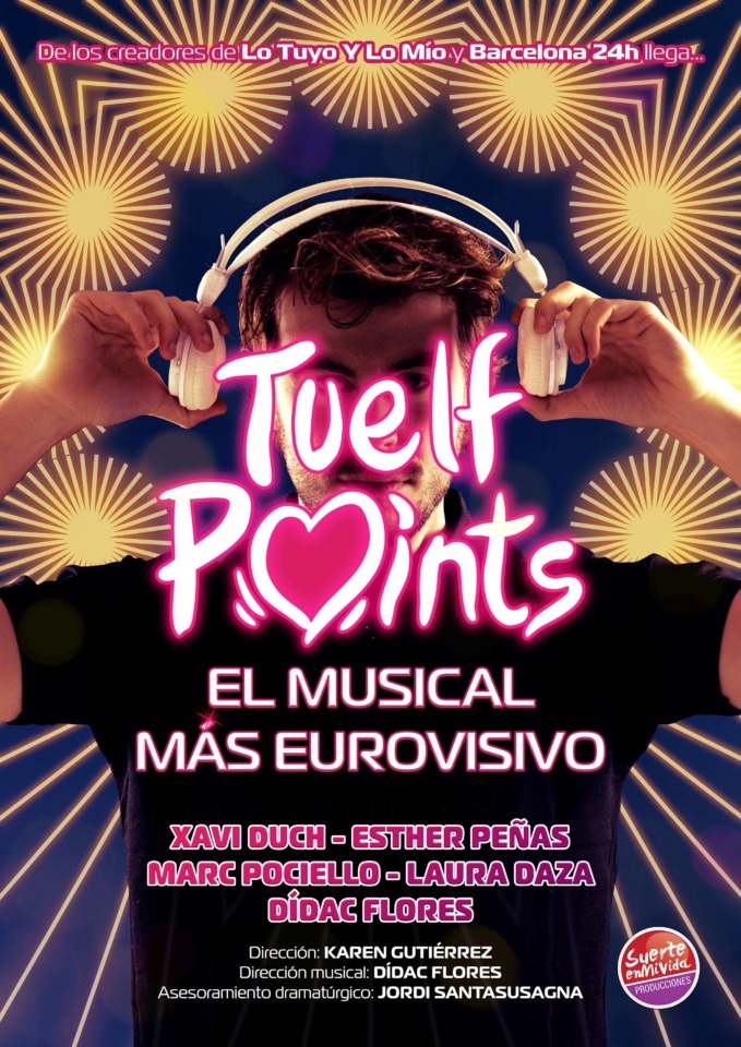 Tuelf Points el musical más eurovisivo al Teatre Gaudí Barcelona