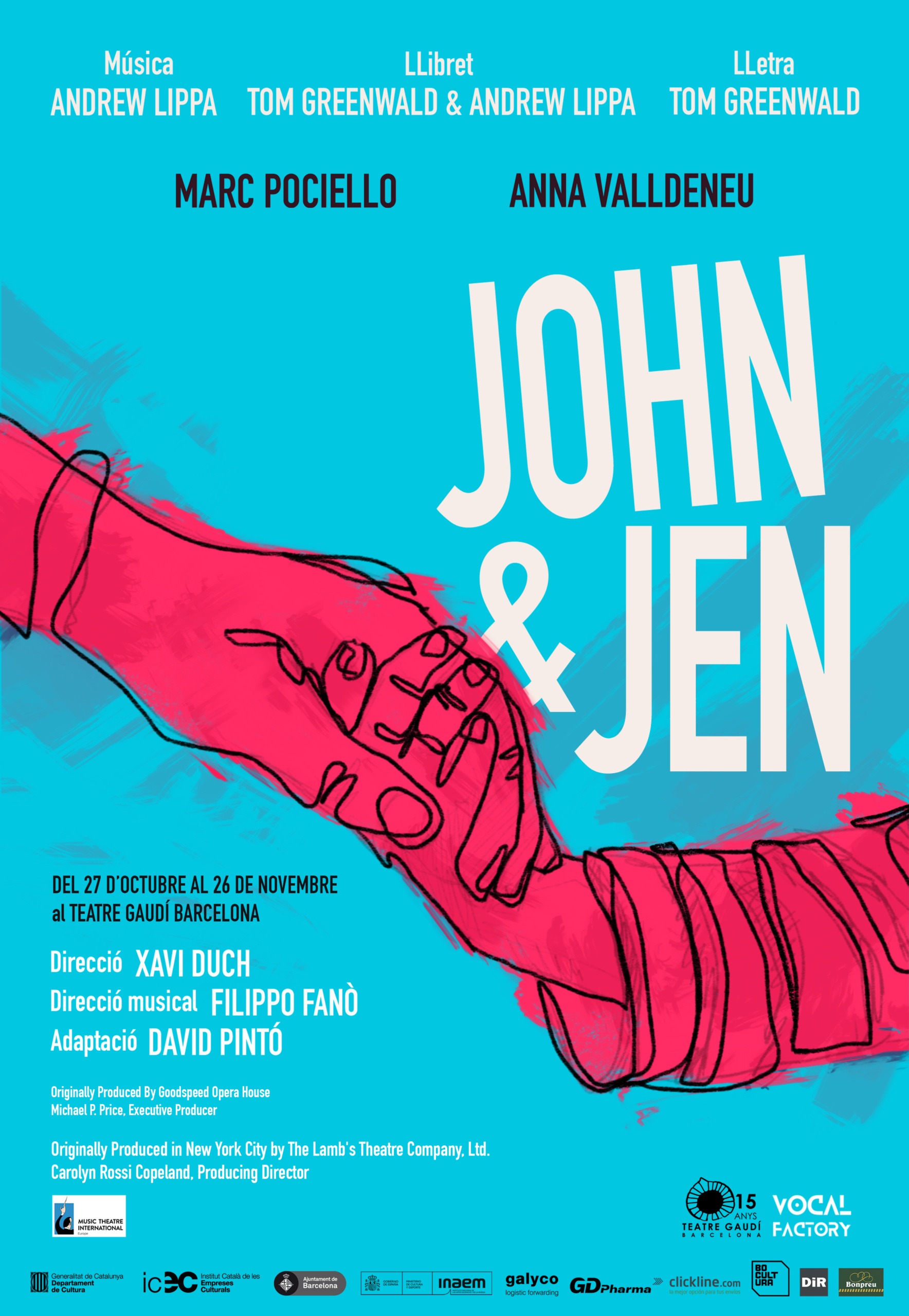 Jonh & Jen Teatre Gaudí Barcelona