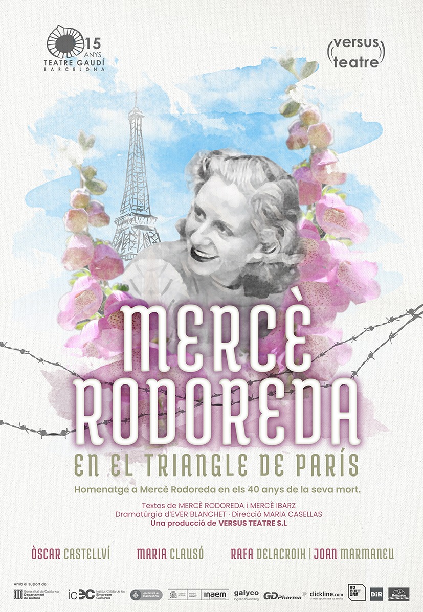 Mercè Rodoreda en el triangle de París Teatre Gaudí