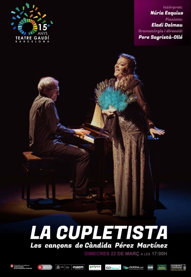 La cupletista Teatre Gaudí 22 de març